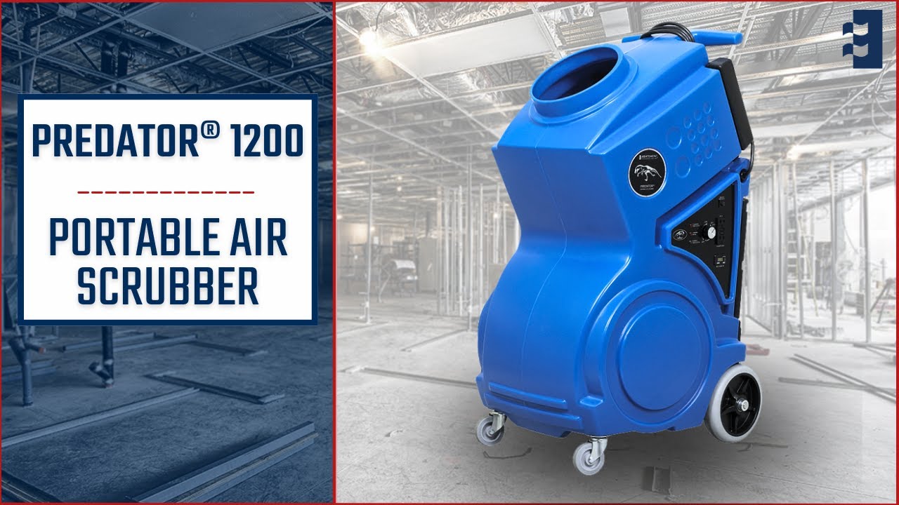 PREDATOR&reg; 1200 Portable Air Scrubber | Abatement Technologies #AireGuardians