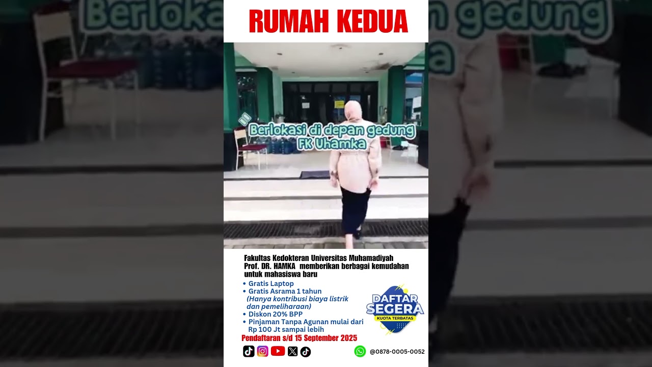 Bermimpi jadi dokter? Waktunya daftar ke FK UHAMKA! #FKUHAMKA #MasukFK #DokterMasaDepan