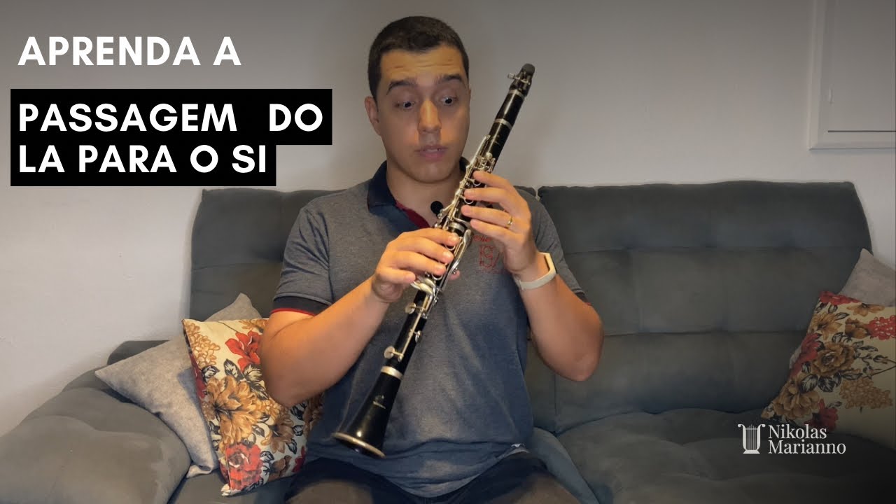 Passagem do lá para o si no clarinete