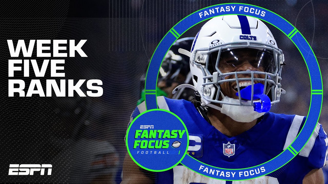 Week 5 Rankings + Re-Draft | Fantasy Focus 🏈