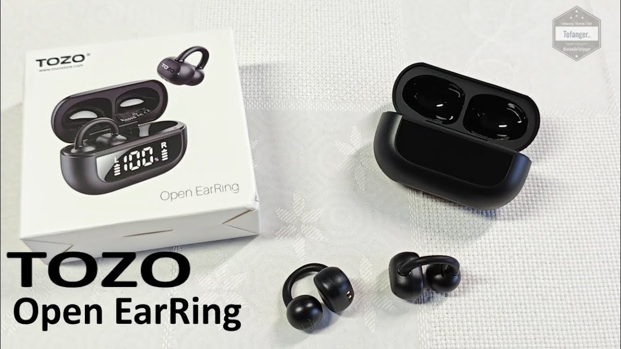 TOZO Open EarRing - Tozo App - Android & iOS - Open Ear Headphone - Unboxing