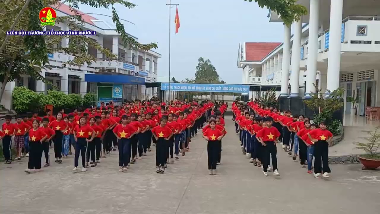 ĐỒNG DIỄN SÂN TRƯỜNG   ĐƯỜNG ĐẾN KHUNG THÀNH   LIÊN ĐỘI TRƯỜNG TIỂU HỌC VĨNH PHƯỚC 1   PHƯỜNG VĨNH P