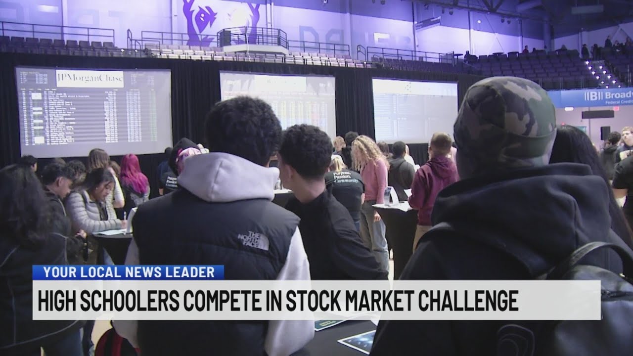 High schoolers compete in stock market challenge