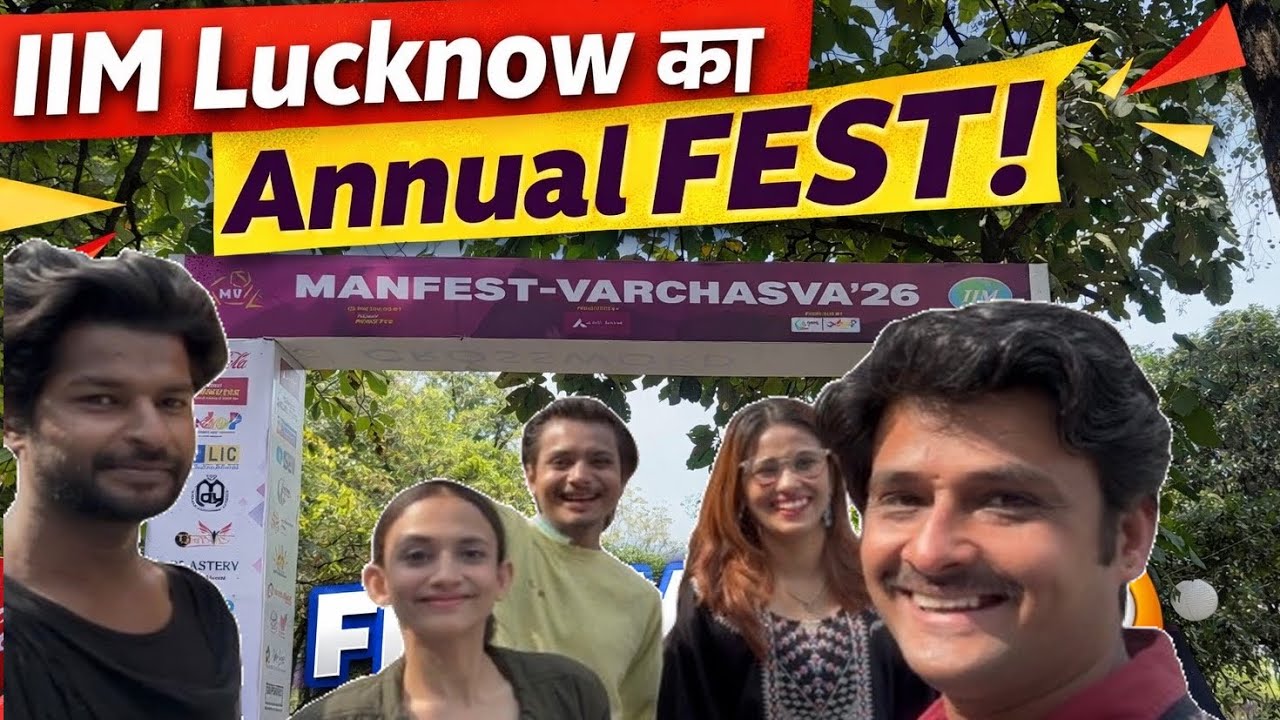 Inside IIM Lucknow Fest 2026 😱 | Campus, Crowd & Crazy Energy | Vlog