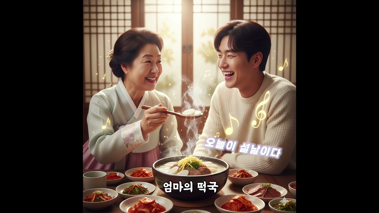 김정훈 AI노래😎😎엄마의 떡국(설날)