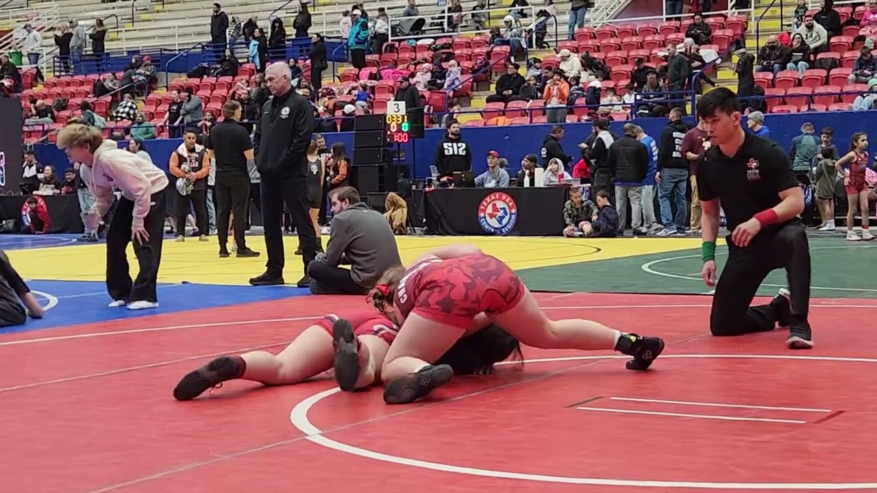 Audrey's 2nd match at Heart of Texas Nationals, G4 185lb division in Austin 01.24.26