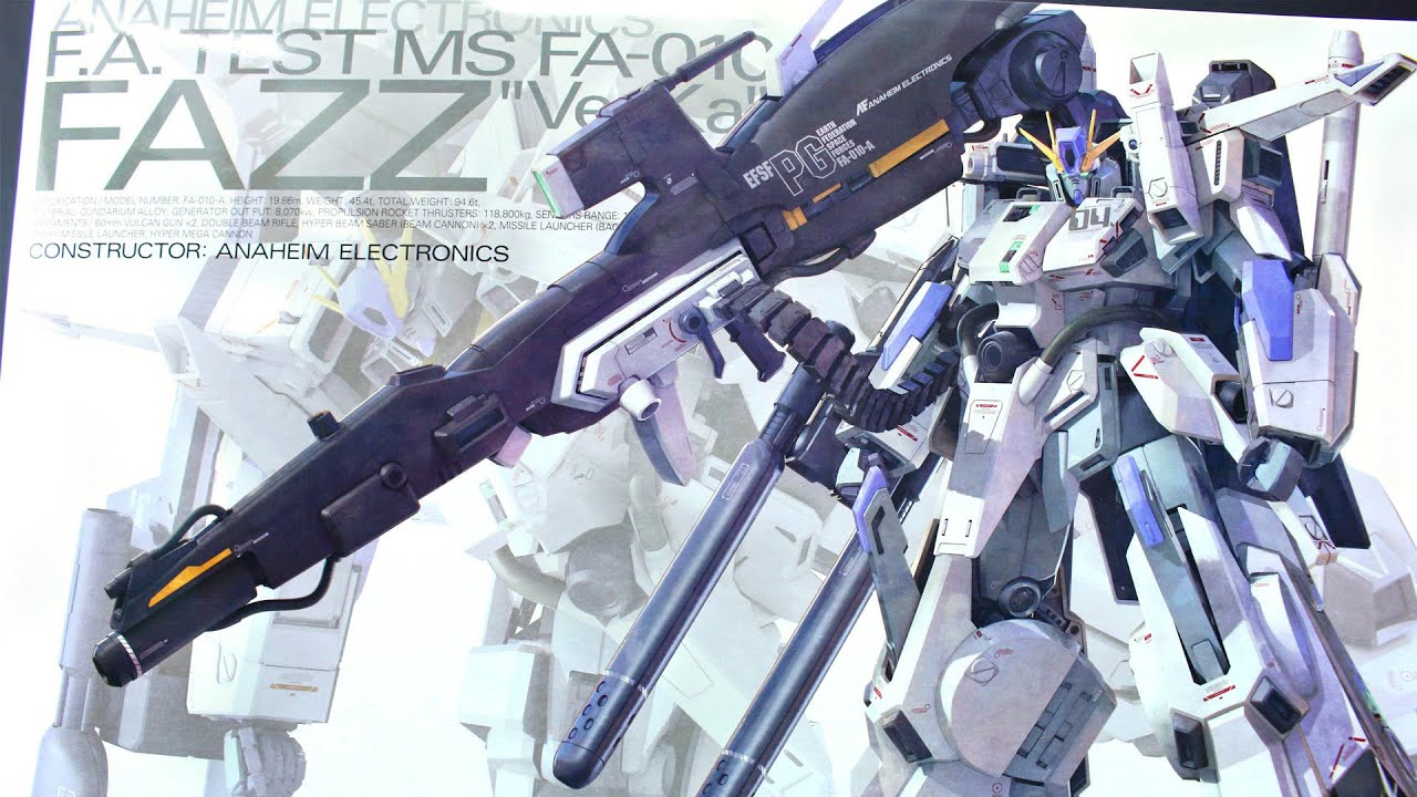 MG FAZZ Ver.Ka -Gundam Sentinel UNBOXING