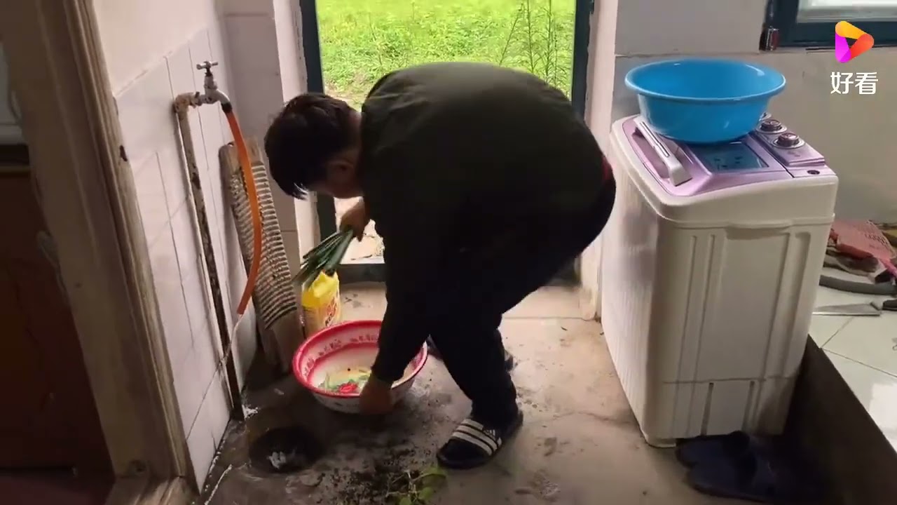 中朝边境农村，做朝鲜族酱汤自己种的土豆