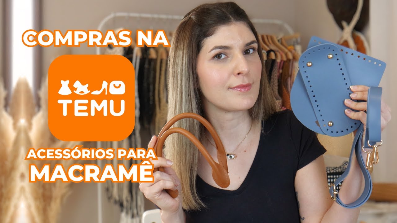 Compras que fiz na TEMU para criar meus projetos em macramê