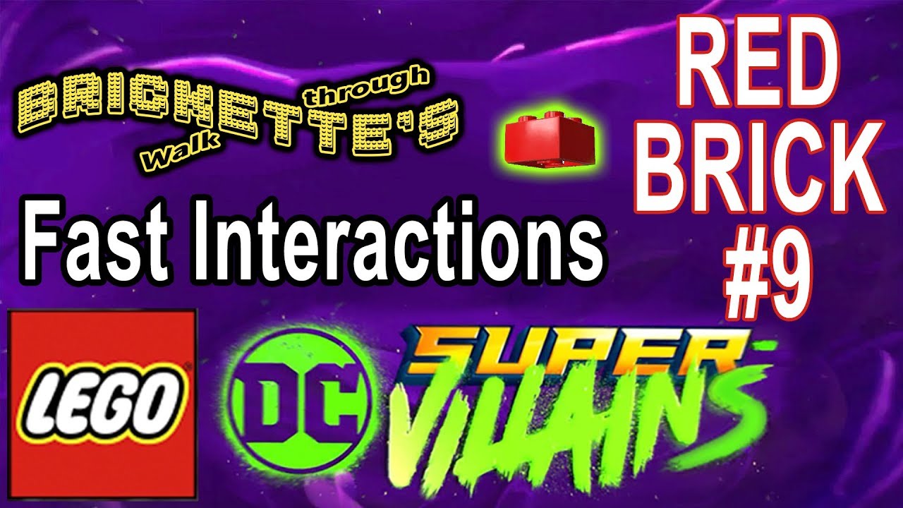 Fast Interactions RED BRICK in LEGO DC Super-Villains Level 9 (Part 9): &ldquo;Sea-King Trouble&rdquo;