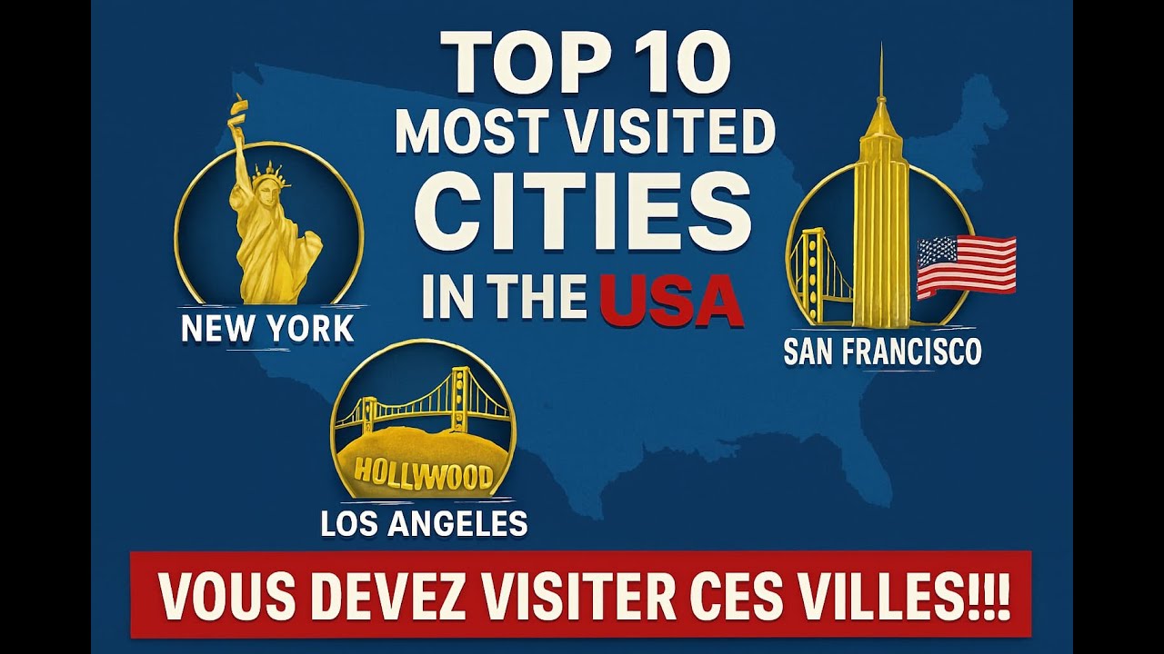 les 10 villes americaines les plus visit&eacute;s pour des vacances inoubliables