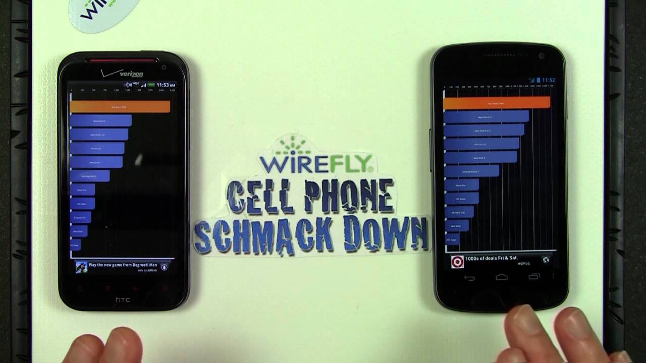 Битва смартфонов! HTC Rezound против Samsung Galaxy Nexus