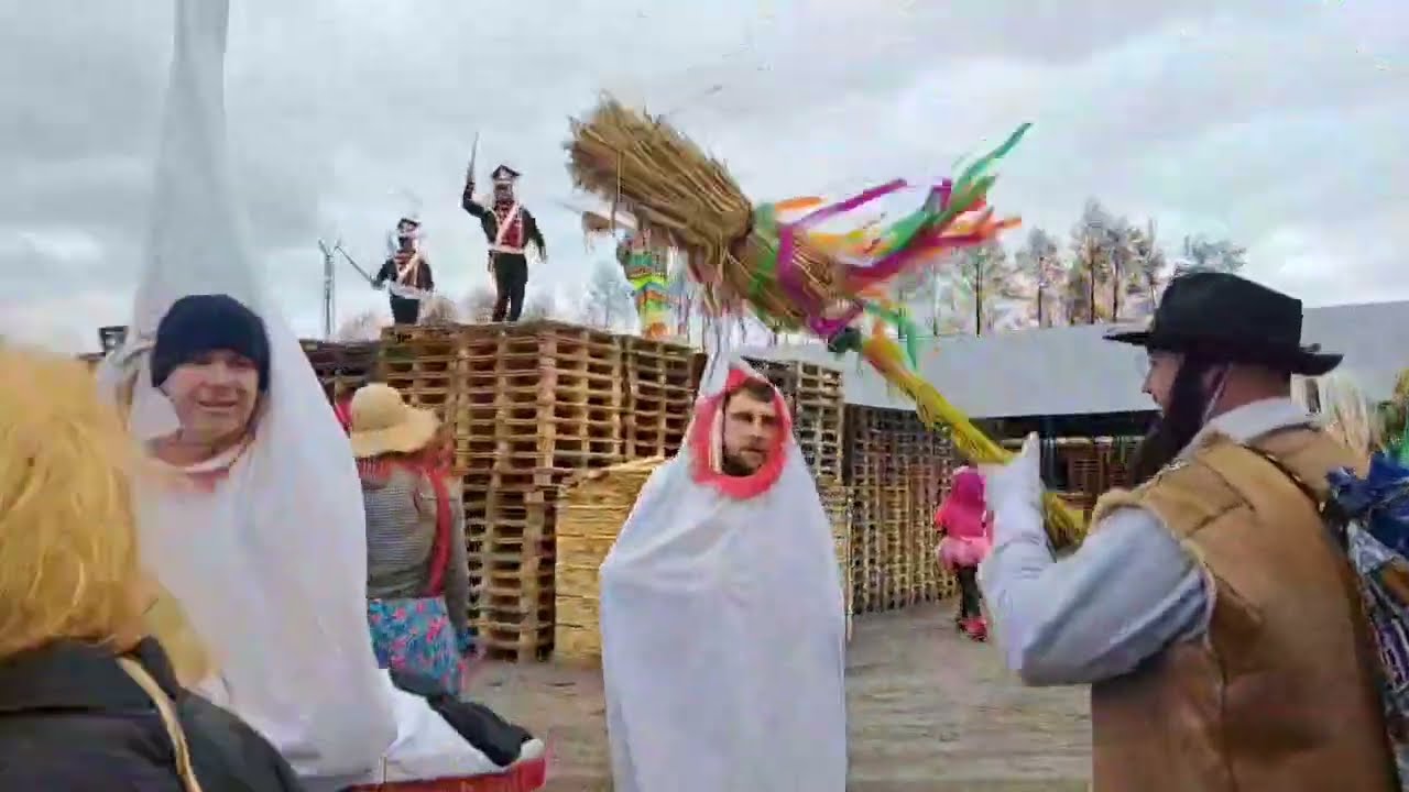 Koza Lubanie koło tartaka 13.02.2024 - video Aleny Paulouskiej