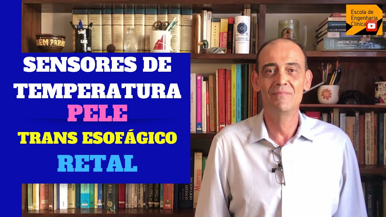 Sensor de temperatura de pele, retal e trans esofágico no monitor médico multiparamétrico