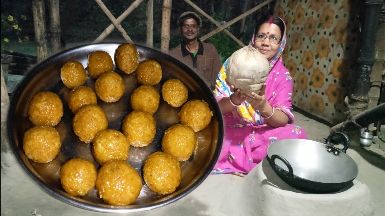 নারিকেল নাড়ু রেসিপি একবার এইভাবে বাড়িতে বানিয়ে দেখুন | Narikel Naru Recipe |