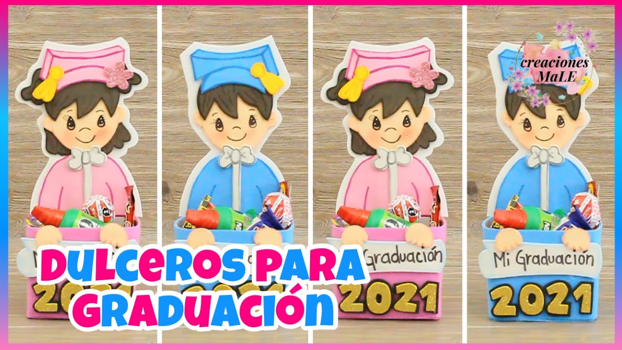 DULCEROS  PARA GRADUACIÓN || RECICLADO