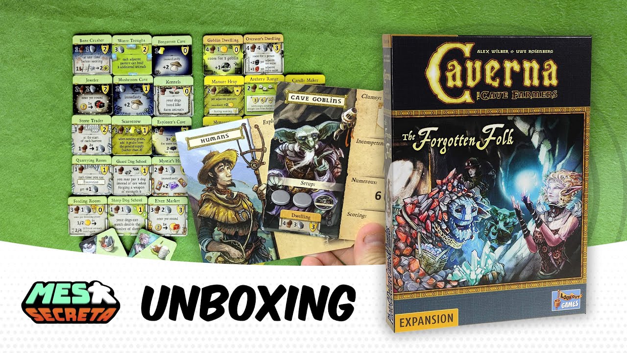 Caverna: The Forgotten Folk - Abrindo a Caixa