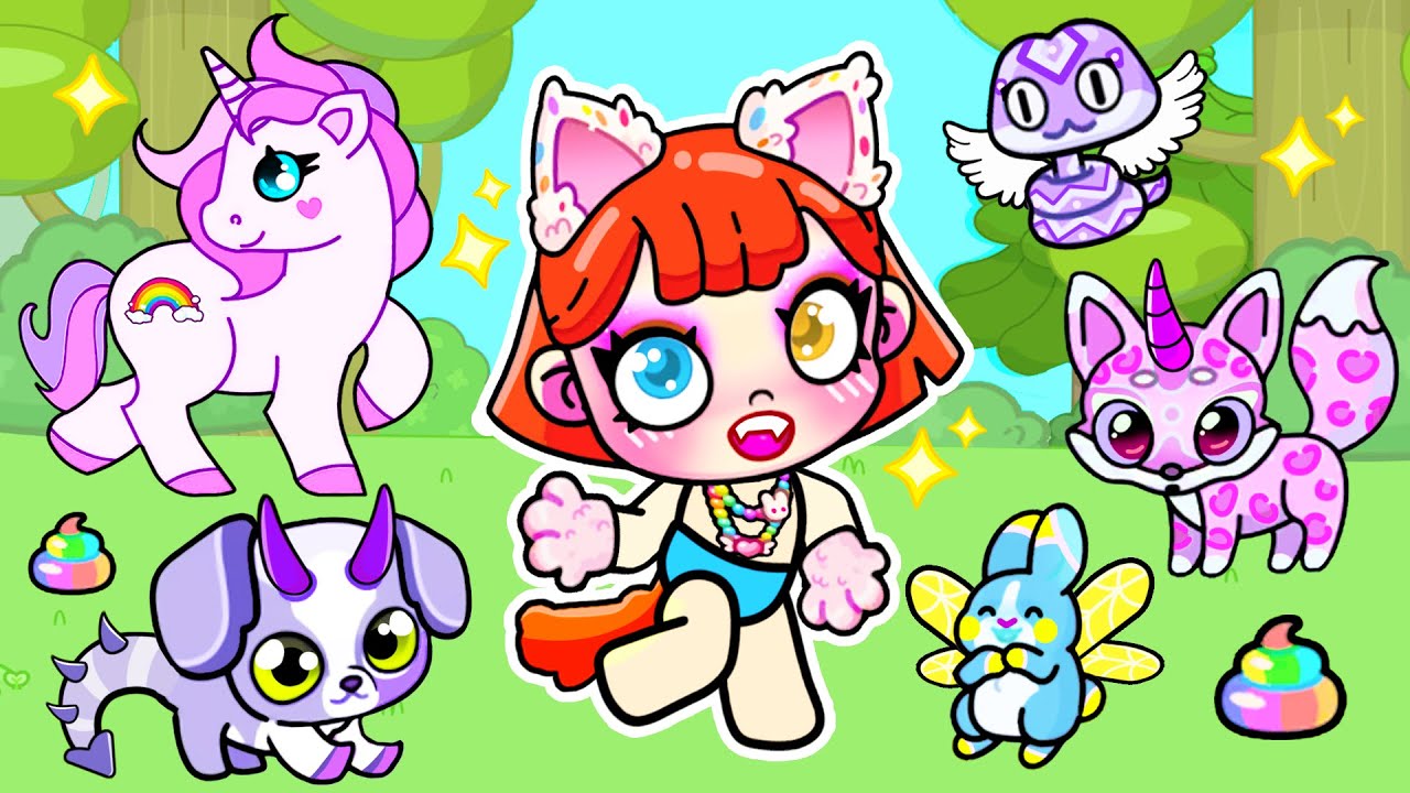 Magiczne Zwierzaki Adoptowały Porzucone Dziecko | Smutna Historia | Avatar World Story | Toca Boca
