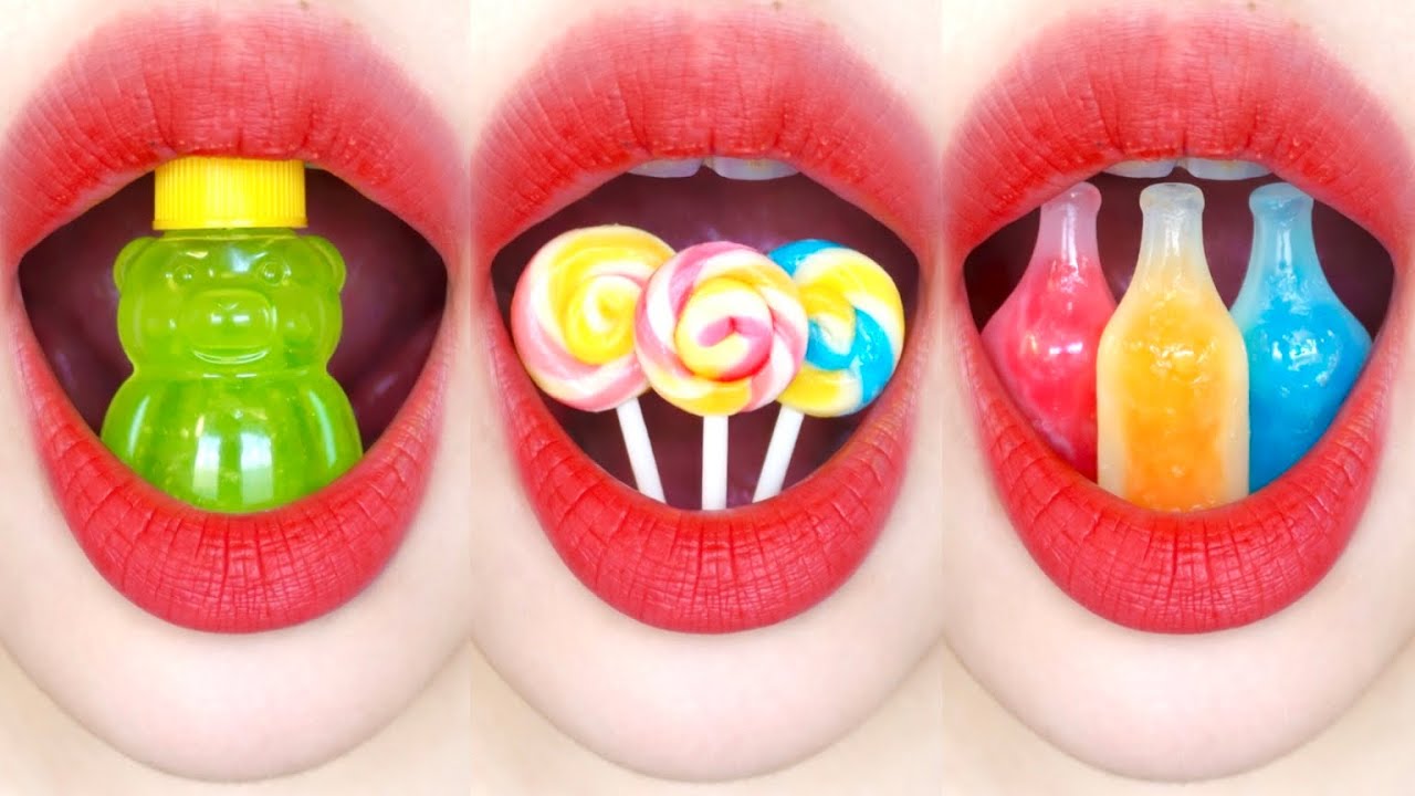ASMR EMOJI FOOD EATING SOUND MUKBANG