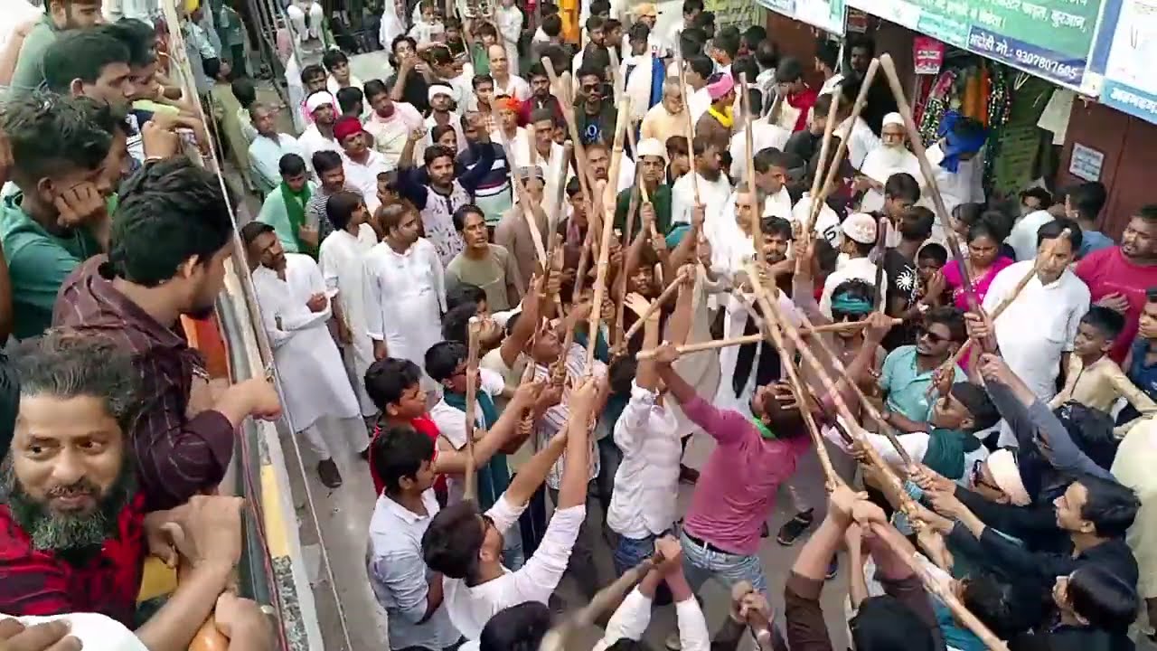 Moharram 🕌 Part-2 #bhadohi #youtubevideo #viral #viralvideo #moharam #taziya #muslimfestival #mkdj ✨