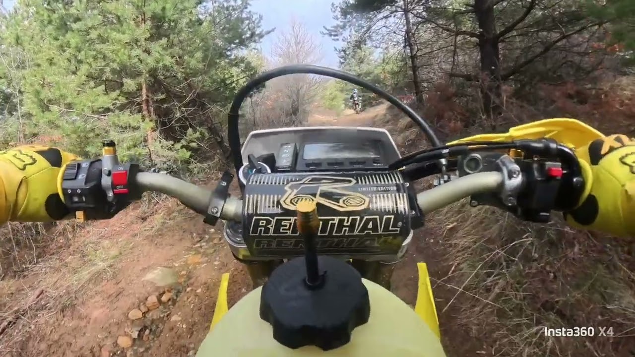 DRZ 400 & HUSQHARNA TE 300 караме по Люлин планина по забравени трасета