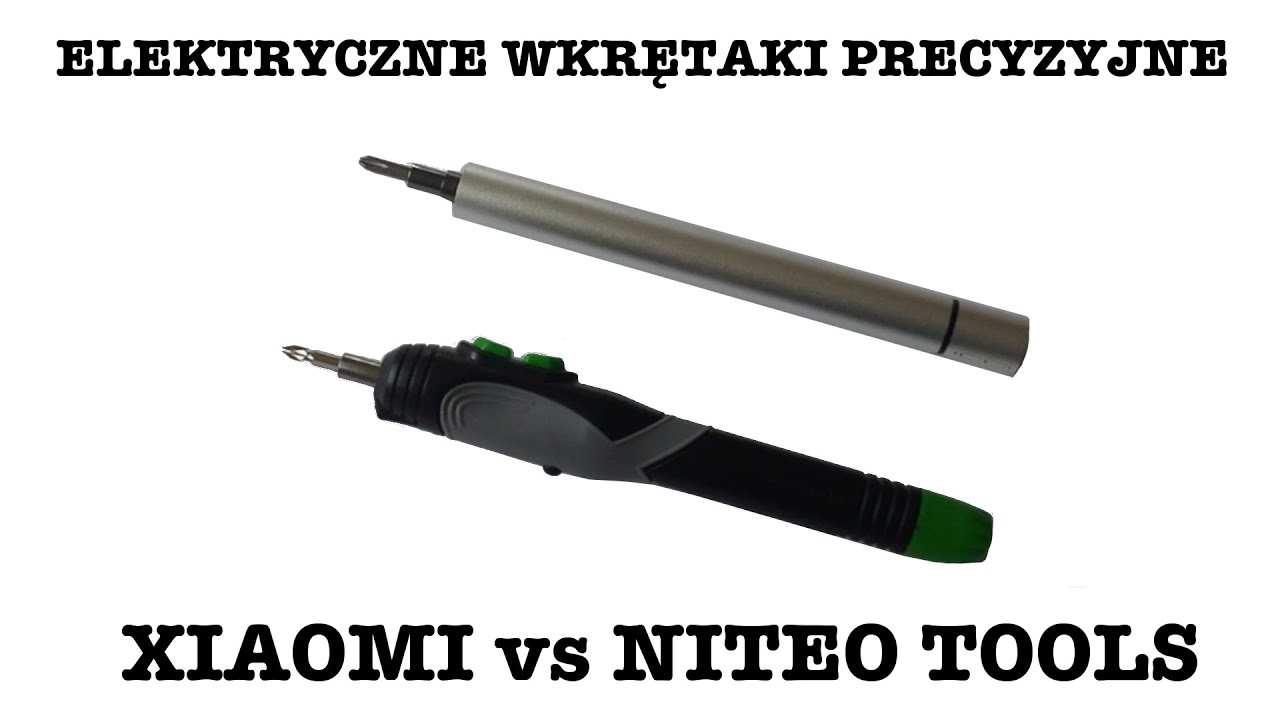 #010 Elektryczne wkretaki precyzyjne: Xiaomi vs Niteo Tools