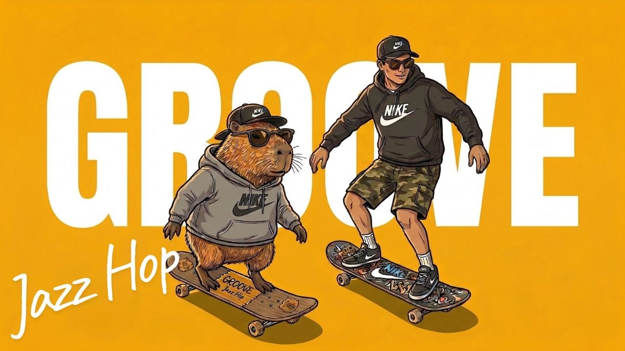 [Playlist] 軽快なステップで - Bouncy Light Rhythm Jazz Hop 🎵🚶‍♂️ 【作業・勉強・集中】