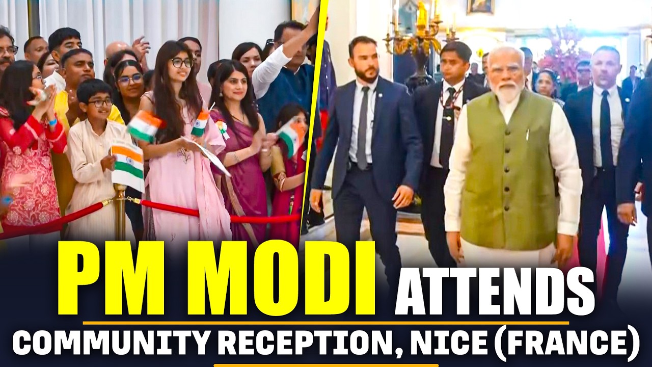 LIVE: PM Modi attends community reception, Nice (France) I G7 Summit 2026