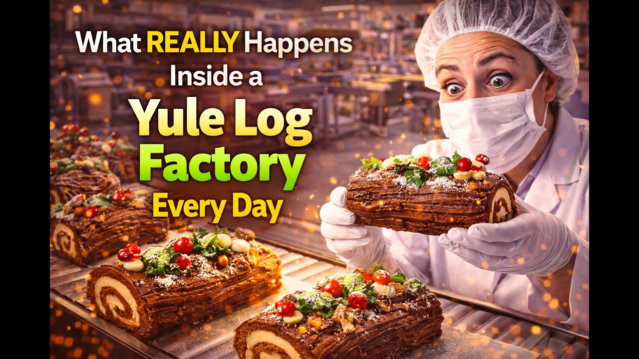 What REALLY Happens Inside a Yule Log Factory Every Day
