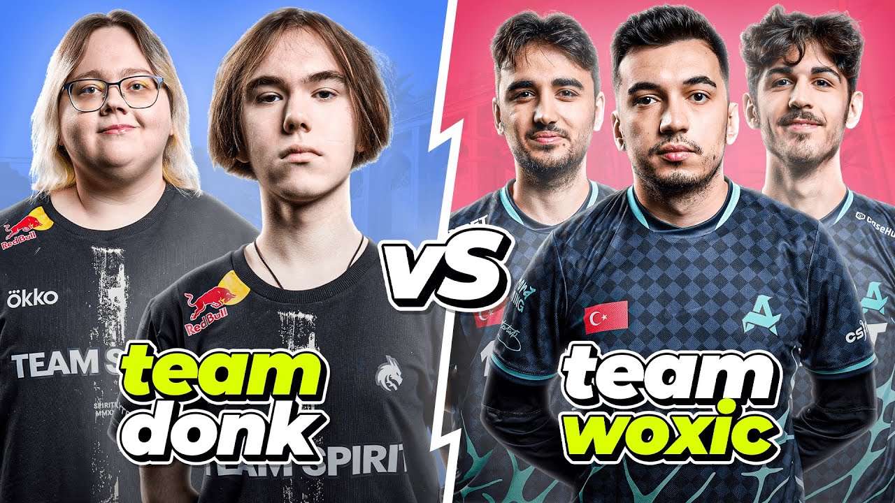 Team DONK vs Team WOXIC on Faceit with Utility Guide, Multi POV and Voice Comms (Mirage)