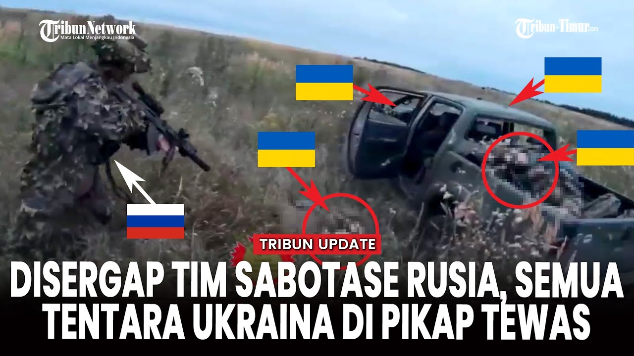 Pasukan Khusus Rusia Tembaki Pikap Berisi Tentara Ukraina, Akhirnya Mencekam!
