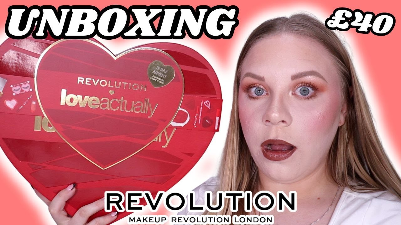 REVOLUTION X LOVE ACTUALLY ADVENT CALENDAR UNBOXING ❤️ | worth £40? | makeupwithalixkate
