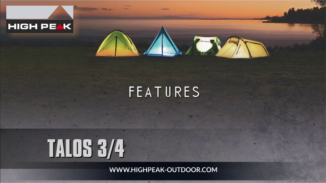 High Peak Talos 3 / 4 Aufbauvideo / setup Video