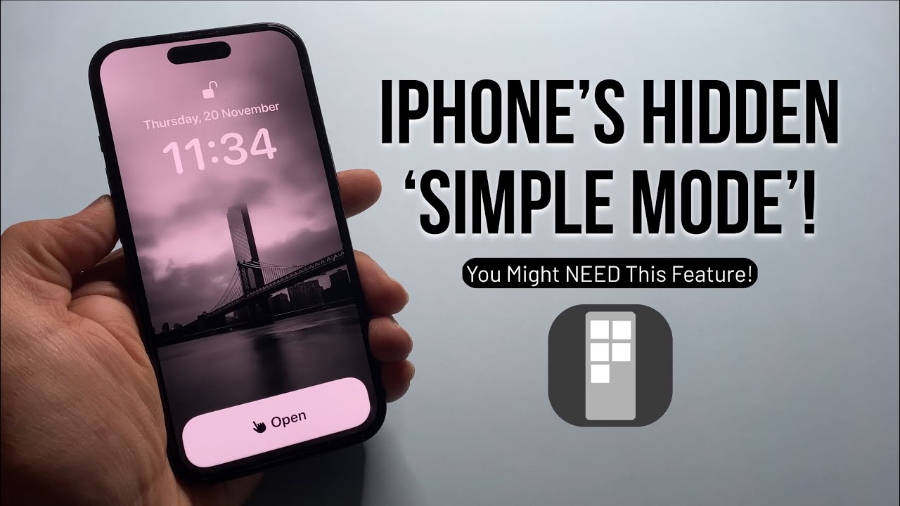 iPhone&rsquo;s Hidden &lsquo;Simple Mode&rsquo; &mdash; You NEED This Feature!