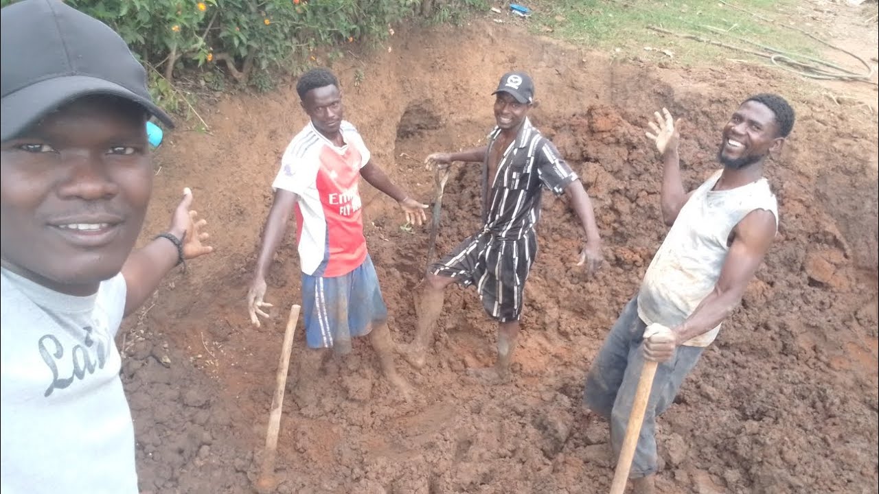 Making  bricks at Matunda 