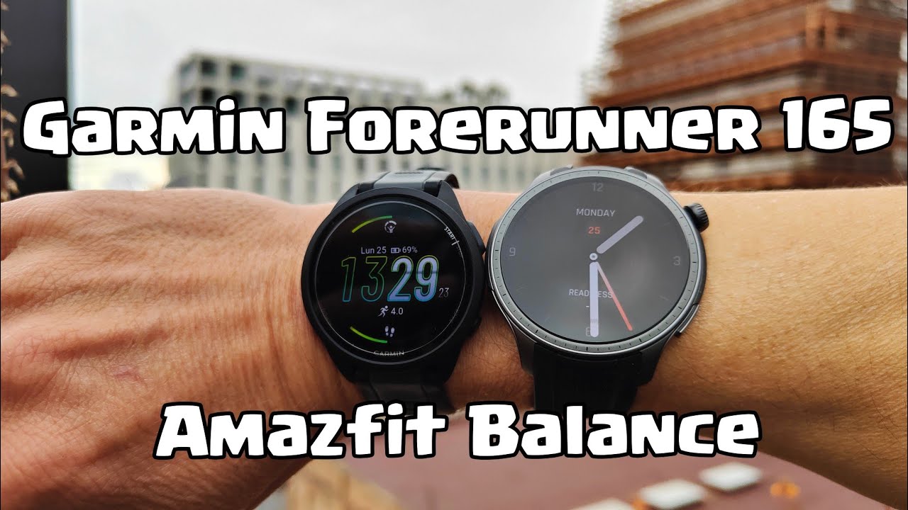 AMAZFIT BALANCE VS FORERUNNER165! Si dudas quizá este vídeo te ayude