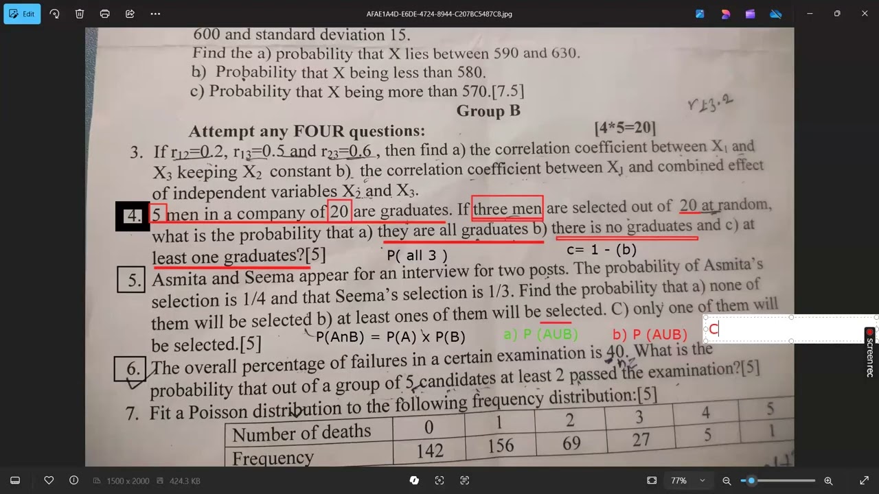 Binomial & Poisson 2 (MBS, MBA, MPA Statistics Online Class Videos)