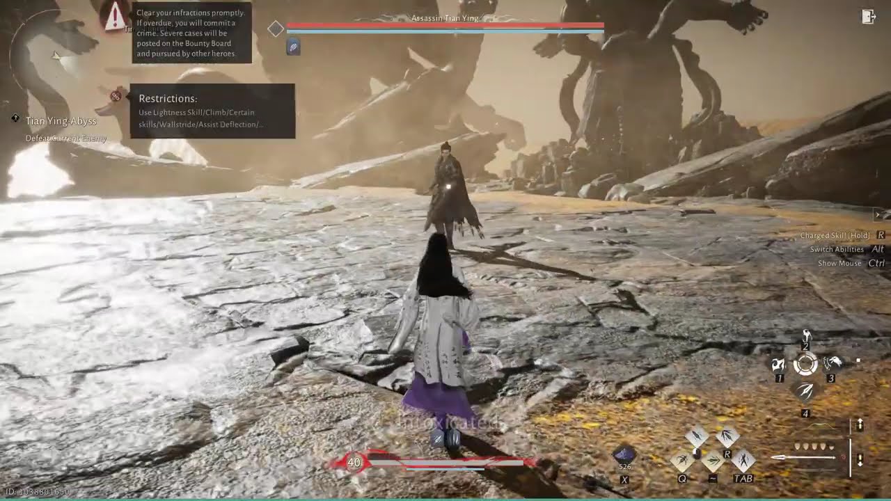 [Where Winds Meet] No-Hit Abyss Tian Ying | Thundercry Blade