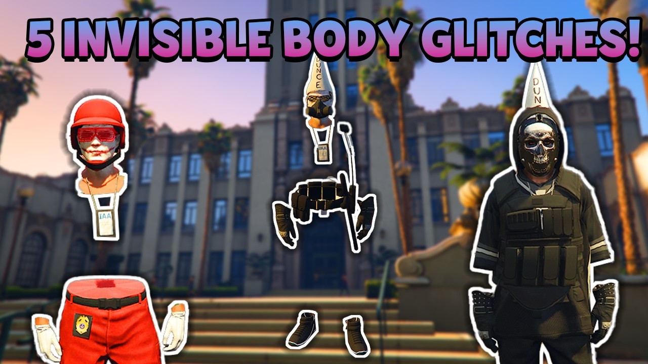 *BEST* 5 Invisible Body Glitches In GTA 5 Online 2026!