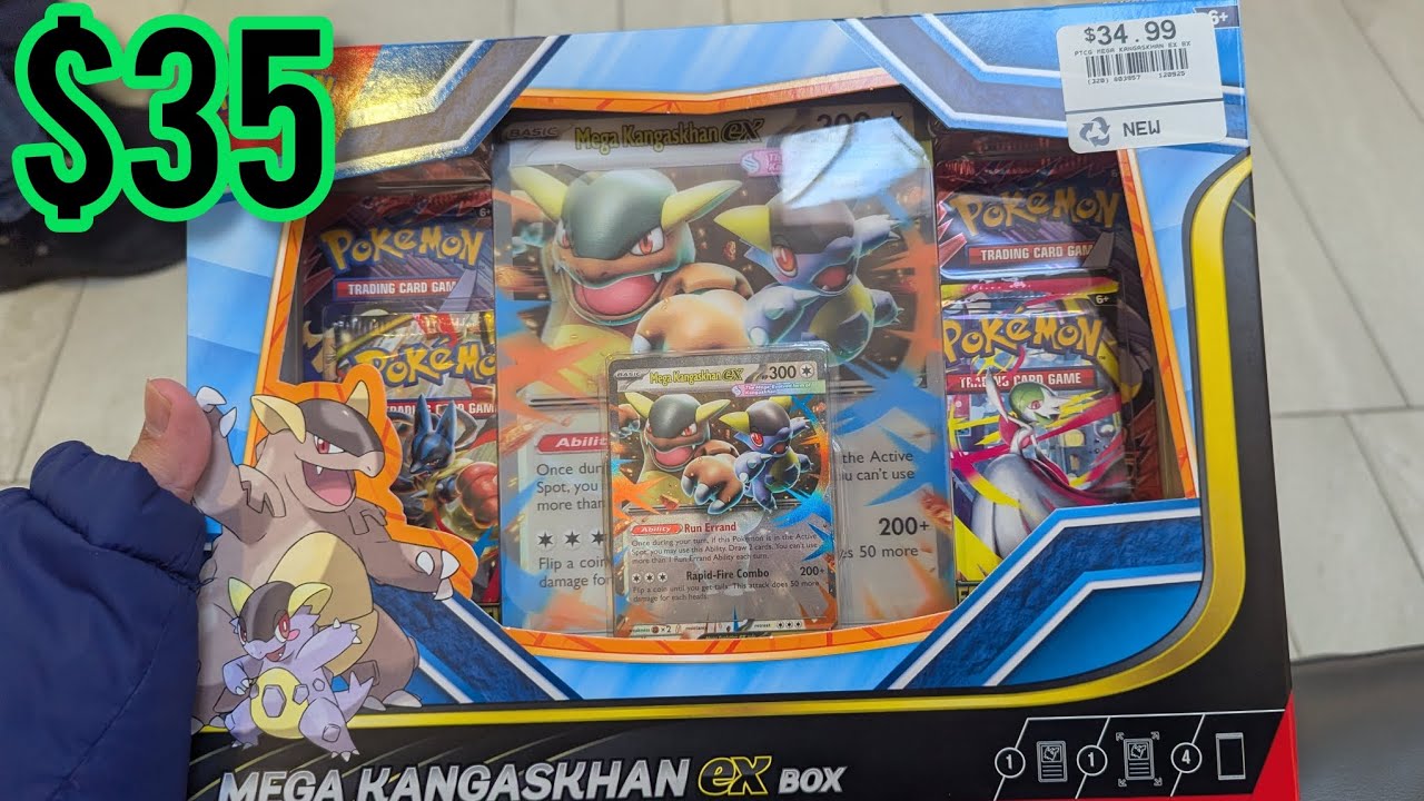 Found $35 GameStop Mega Kangaskhan EX Box 