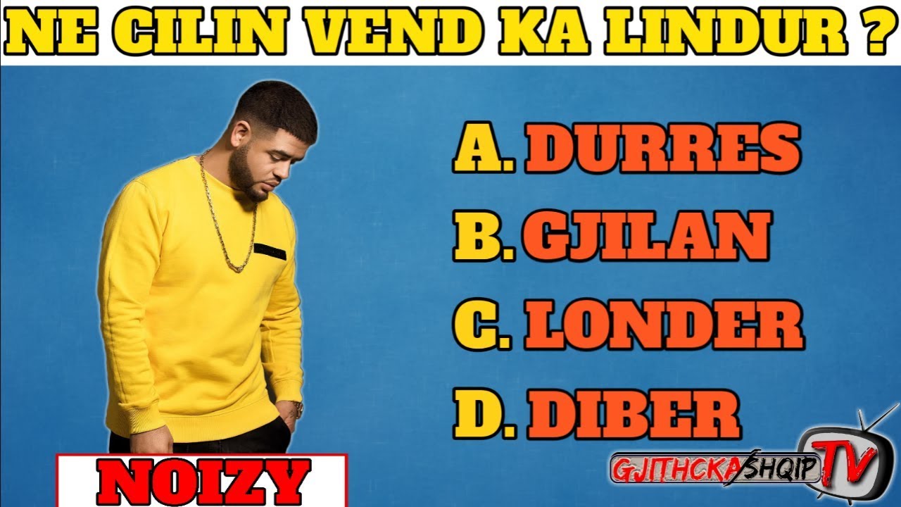 QUIZ - Ne cilin vend ka lindur kengetari ne foto ? |Gjithcka Shqip TV