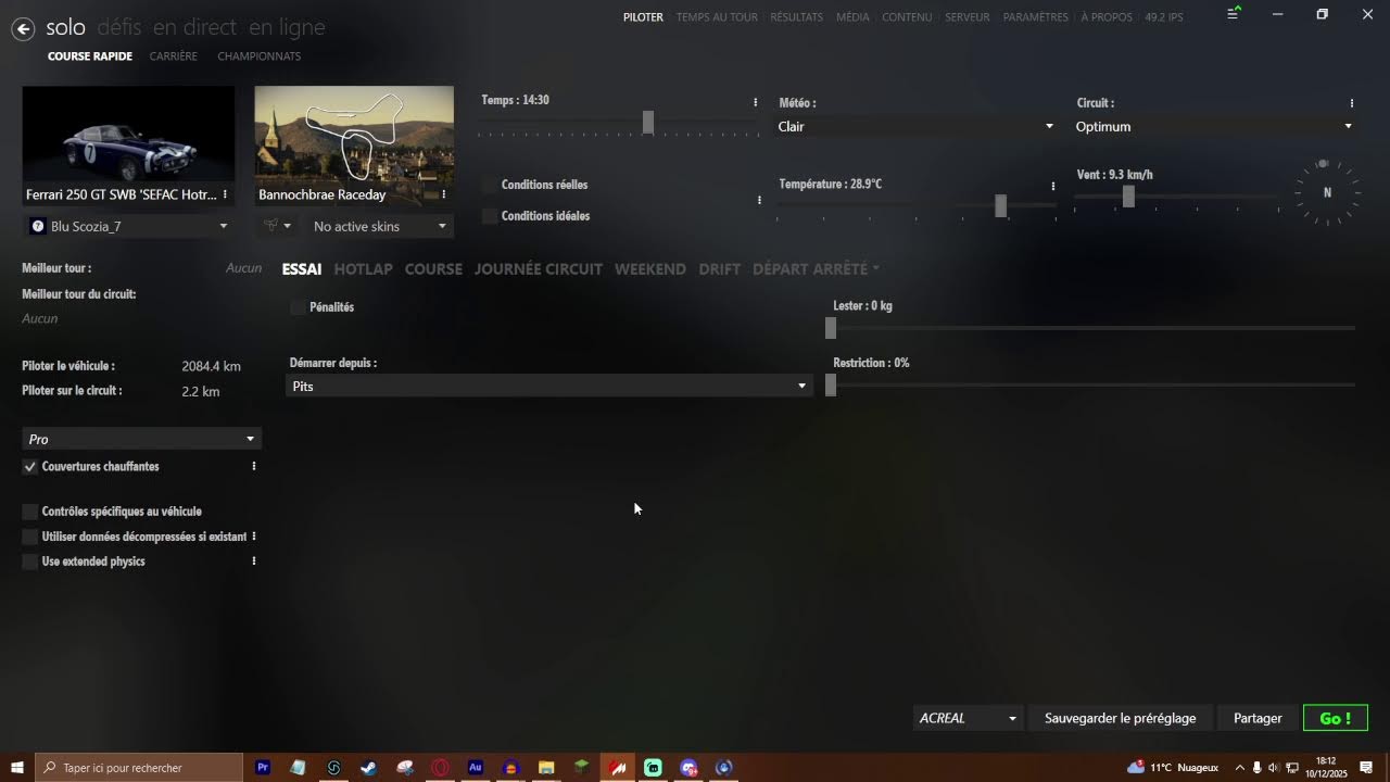 Driving modded cars and Finishing the 250 SWB before the end of live