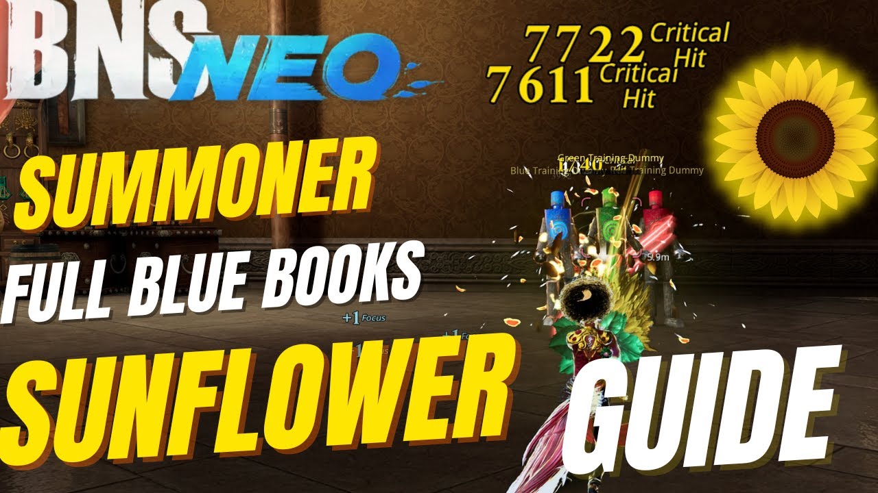 Blade and Soul NEO: Summoner Guide | SUNFLOWER BUILD GUIDE | Level 50