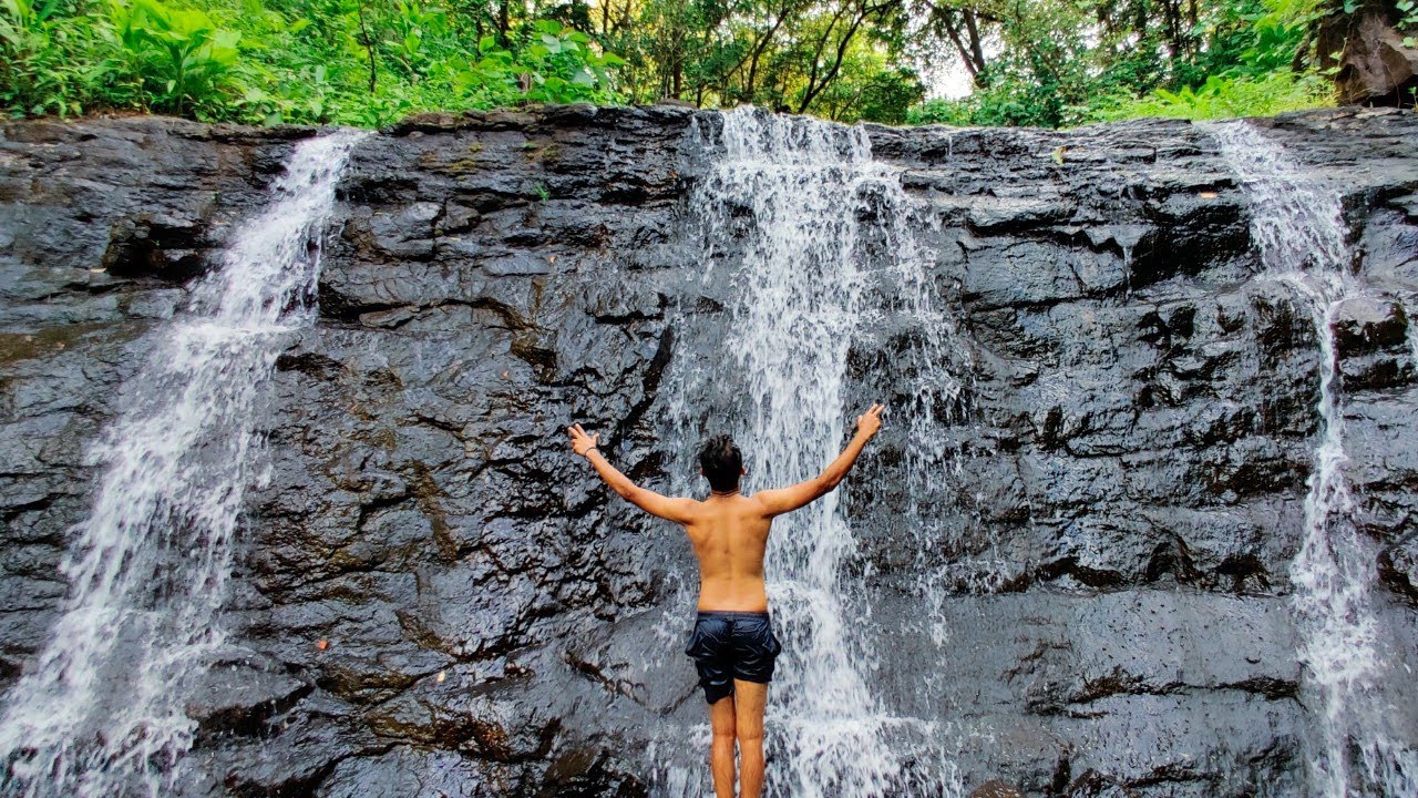 Hidden waterfalls in tansa wildlife sanctury | cinematic video