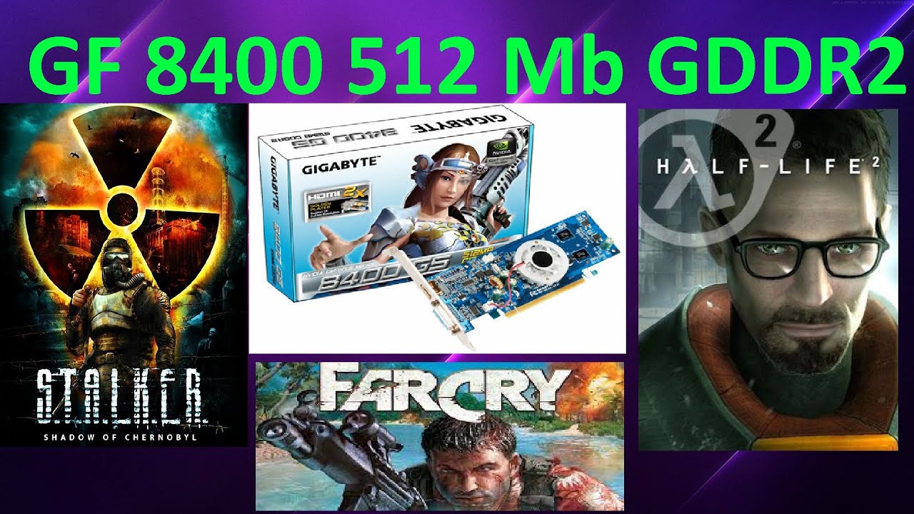 GeForce 8400 512 MB GDDR2 in Games 😭😭😭