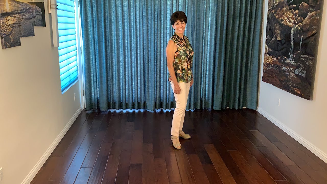 Big Blue Tree line dance demonstration and tutorial by Stephie