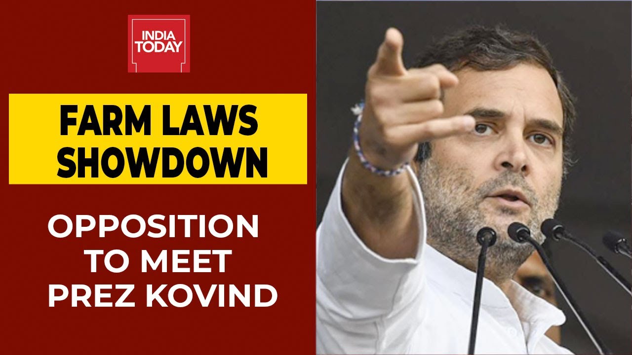Rahul Gandhi-Led Delegation Of Opposition Parties To Meet President Ram Nath Kovind Over Farm Laws
