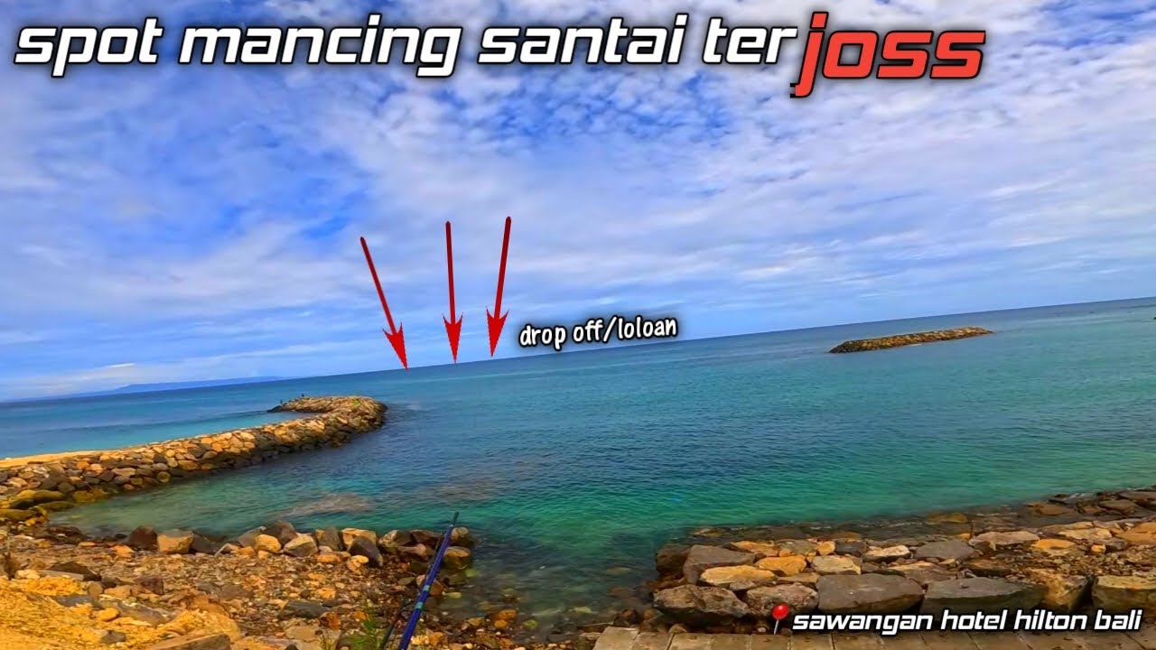 Spot mancing santai di pantai niko sawangan bali||tumben mancing kesini lagi banyak perubahan disini