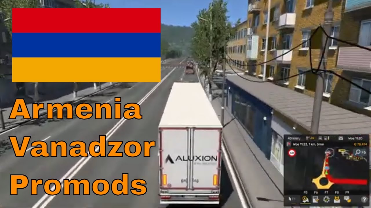 ETS 2 Promods Armenia Vanadzor Euro Truck Simulator 2 map mod gameplay