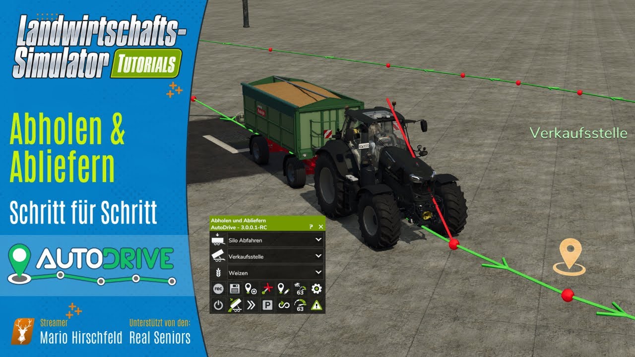 AutoDrive Tutorial #2 🚚 Abholen & Abliefern + Streckenausbau leicht gemacht! | LS25 Mod